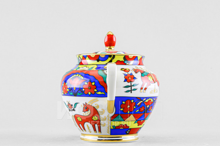 Сахарница ф. Весенняя рис. Народные узоры в Москве