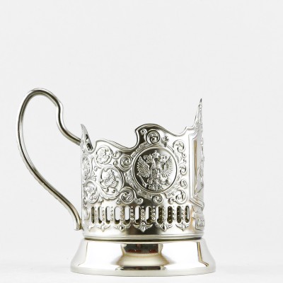 Подстаканник никелированный с чернью, Медный всадник