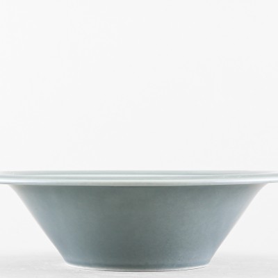 Тарелка глубокая 22 см ф. Эстет рис. Акварель (темно-серый)