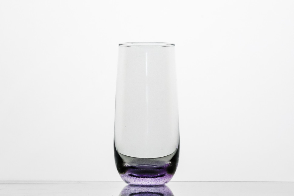 Набор из 6 стаканов 380 мл ф. 8560 серия 100/2 (фиолетовое дно)
