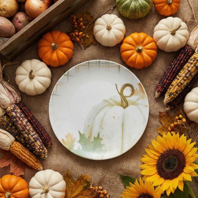 Тарелка плоская 17.5 см ф. Универсал рис. Дары осени