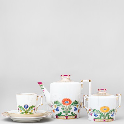 Сервиз чайный ф. Гербовая рис. Замоскворечье, 20 предметов