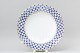 Тарелка плоская 27 см ф. Гладкая рис. Кобальтовая сетка