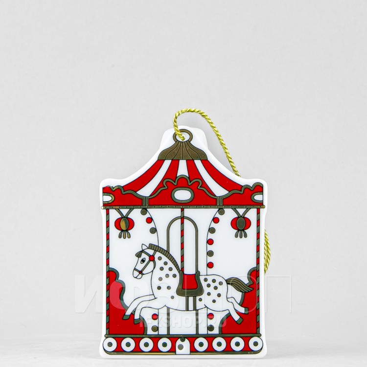 Набор елочных игрушек рис. Гранд цирк, 5 предметов в адвент календаре в Москве