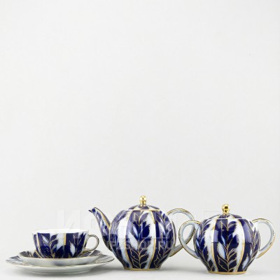 Сервиз чайный ф. Тюльпан рис. Зимний вечер, 6 персон 20 предметов