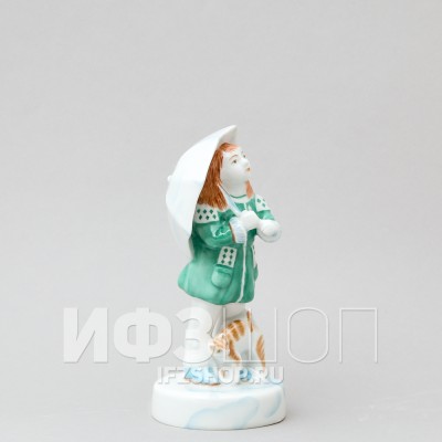 Девочка с зонтиком (высота 15.6 см)