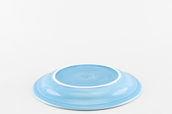 Набор из 6 тарелок плоских 22 см ф. Принц рис. Акварель (голубой)