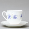 Чашка с блюдцем кофейная ф. Ландыш рис. Сиреневые цветы в Москве