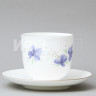Чашка с блюдцем кофейная ф. Ландыш рис. Сиреневые цветы в Москве