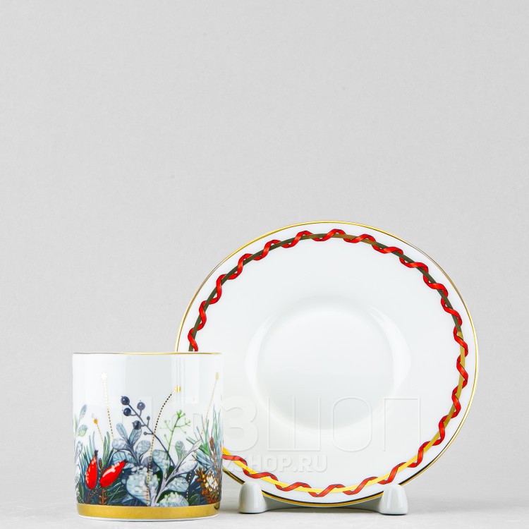 Чашка с блюдцем кофейная ф. Идиллия рис. Календа в Москве