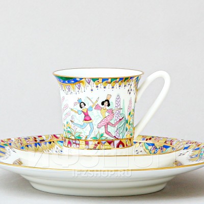 Комплект кофейный ф. Вертикаль рис. Русский балет