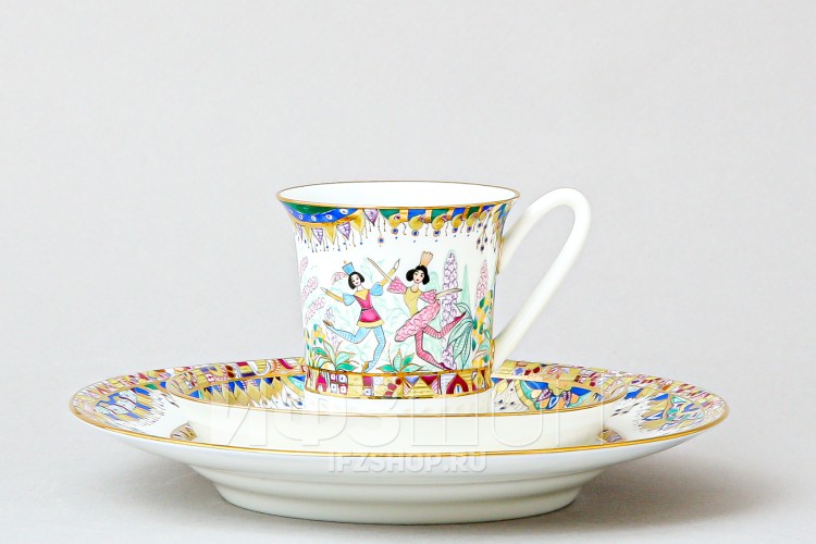 Комплект кофейный ф. Вертикаль рис. Русский балет 