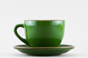 Чашка с блюдцем чайная ф. Raffinato рис. Punto verde