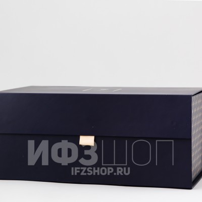 Подарочная коробка для нескольких чашек и комплектов, 30х17х14.5 см, синяя