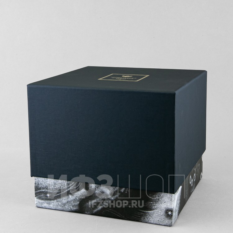 Бокал с блюдцем и крышкой рис. Черный мустанг в Москве