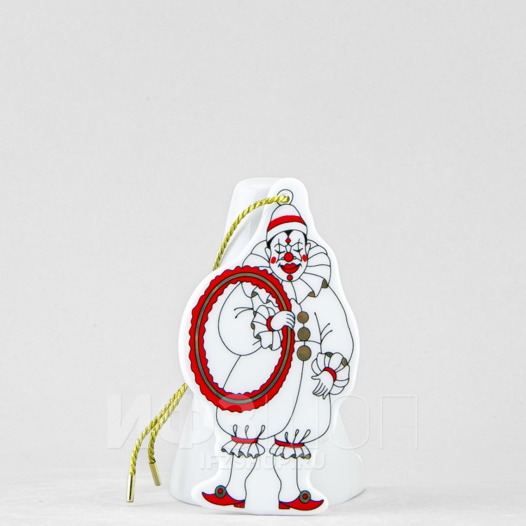 Елочная игрушка ф. Клоун рис. Гранд цирк в Москве