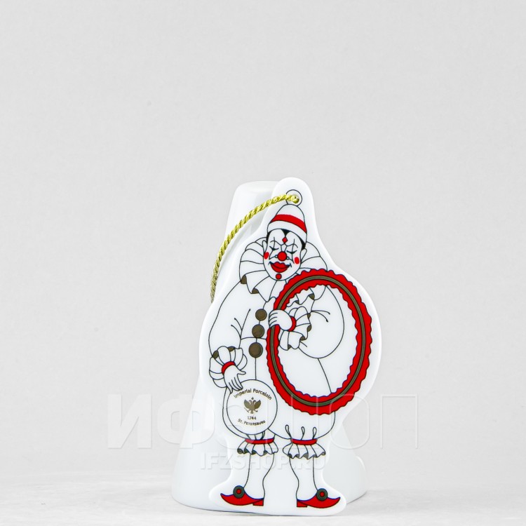 Елочная игрушка ф. Клоун рис. Гранд цирк в Москве