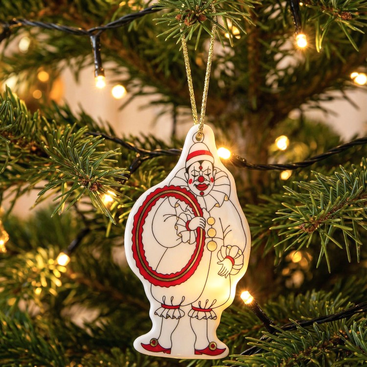 Елочная игрушка ф. Клоун рис. Гранд цирк в Москве