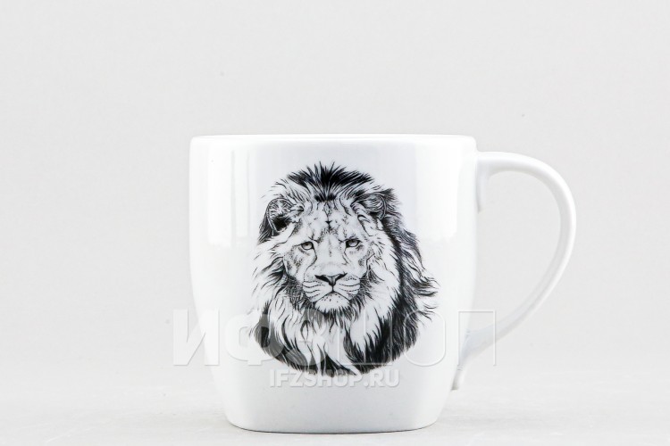 Кружка ф. Квадро рис. Лев 