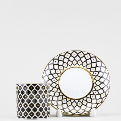 Чашка с блюдцем кофейная ф. Идиллия рис. Неро №2