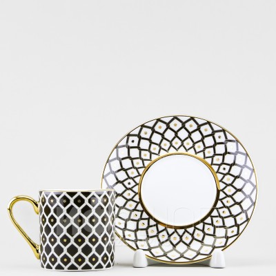 Чашка с блюдцем кофейная ф. Идиллия рис. Неро №2