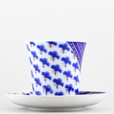 Бокал с блюдцем ф. Ленинградский-2 рис. Окинава