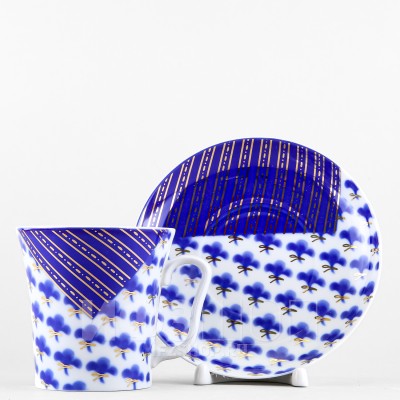 Бокал с блюдцем ф. Ленинградский-2 рис. Окинава