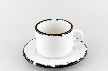 Чашка с блюдцем кофейная ф. Ristorante рис. Antica perla