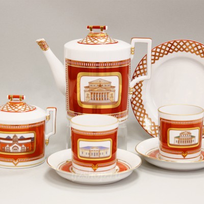 Сервиз чайный ф. Гербовая рис. Классика Москвы, 20 предметов