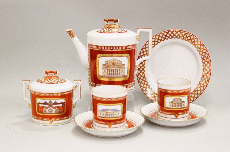 Сервиз чайный ф. Гербовая рис. Классика Москвы, 20 предметов в Москве