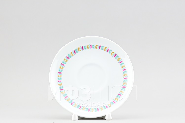 Комплект чайный ф. Банкетная рис. Цветочный венок (без золота) 