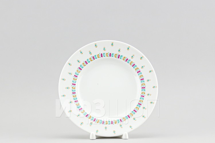 Комплект чайный ф. Банкетная рис. Цветочный венок (без золота) 