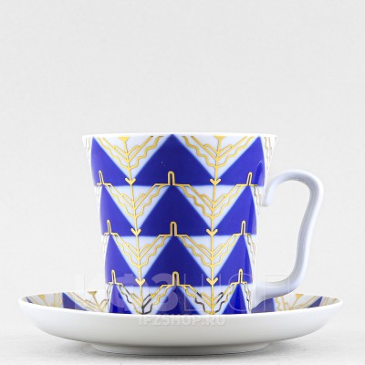 Бокал с блюдцем ф. Ленинградский-2 рис. Калевала