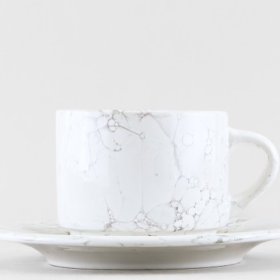 Чашка с блюдцем кофейная ф. Ristorante рис. Bolla bianca