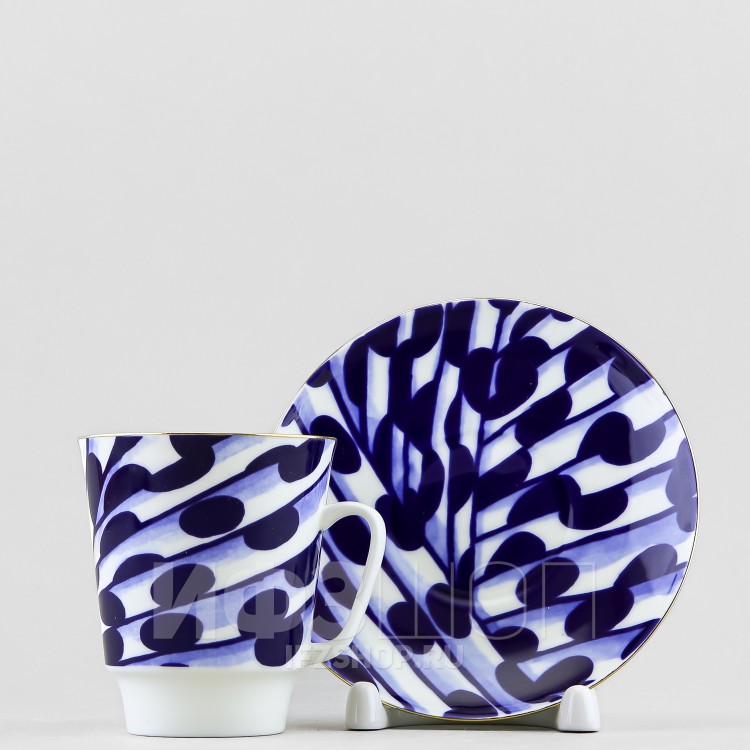 Чашка с блюдцем кофейная ф. Майская рис. Melody 