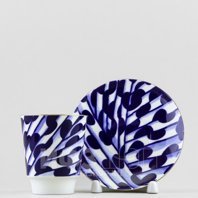 Чашка с блюдцем кофейная ф. Майская рис. Melody