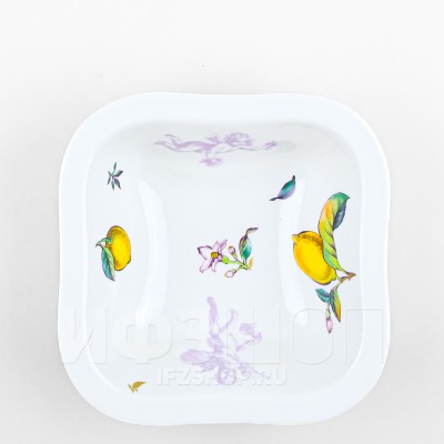 Салатник 700 мл ф. Молодежная 4-порц. рис. Лимоны