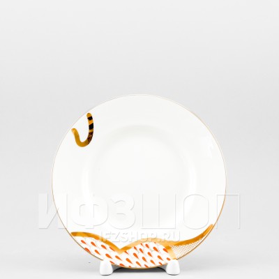 Тарелка плоская 15.5 см ф. Гладкая рис. Солнечный мотив