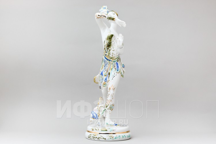 Скульптура Жар-птица из фарфора, Императорский фарфоровый завод/ЛФЗ в Москве