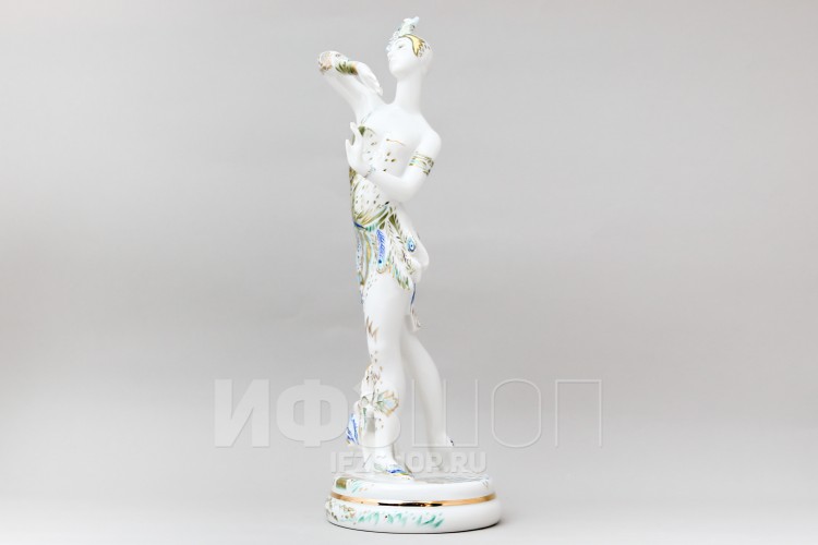 Скульптура Жар-птица из фарфора, Императорский фарфоровый завод/ЛФЗ в Москве