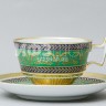 Чашка с блюдцем чайная ф. Александрия рис. Золотой