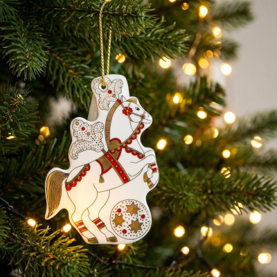 Елочная игрушка ф. Лошадка рис. Гранд цирк