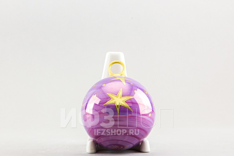 Набор елочных шаров рис. Рождественская ночь, 3 предмета 