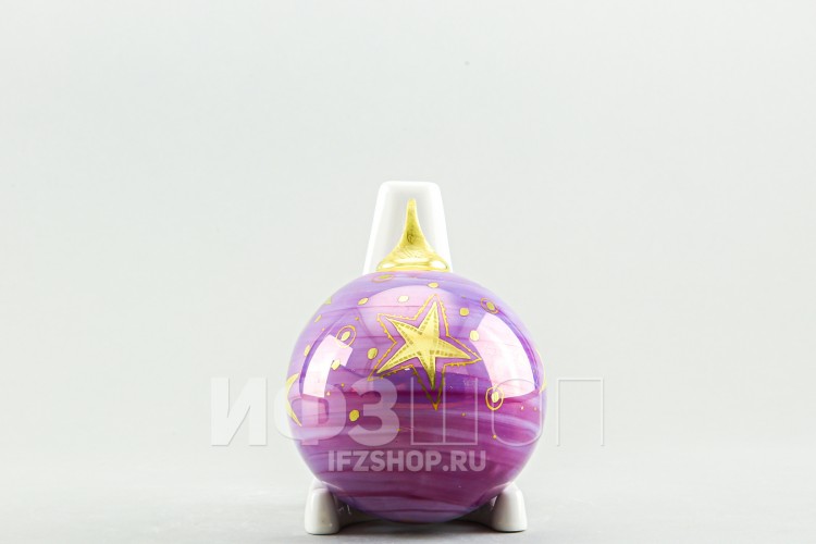 Набор елочных шаров рис. Рождественская ночь, 3 предмета 