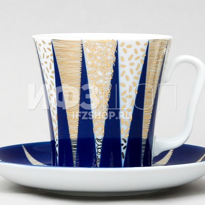 Бокал с блюдцем ф. Ленинградский-2 рис. Мориока