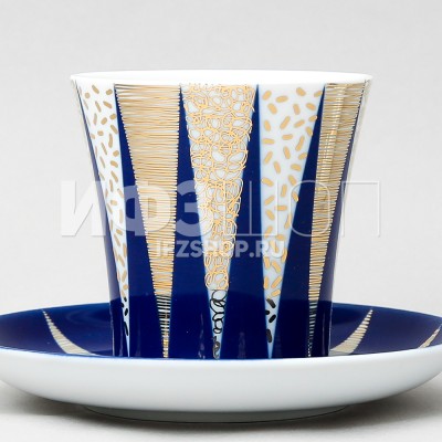 Бокал с блюдцем ф. Ленинградский-2 рис. Мориока