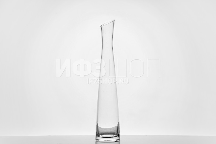 Ваза для одного цветка, высота 35 см, форма 7632 (косой срез) 