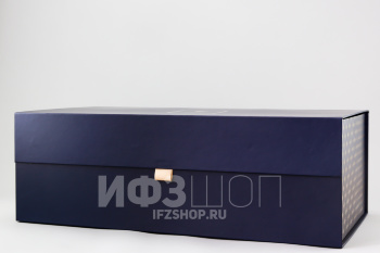 Подарочная коробка для сервизов, 50х28х17 см, синяя