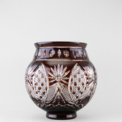 Ваза для цветов Братина, высота 27 см, бордовый наклад 1821/2