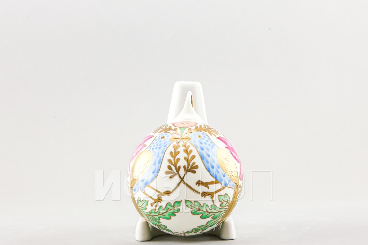 Набор елочных шаров рис. Рождественский подарок, 3 предмета 